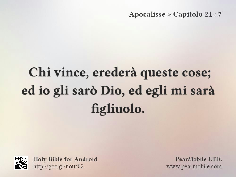 Apocalisse, Capitolo 21:7